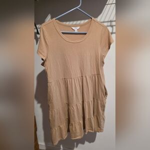 Casual Tan Dress